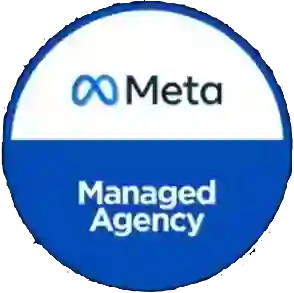 Meta Managed Agency certification badge